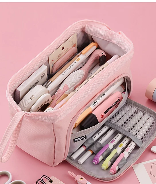 Big Capacity Pencil Case Gift Pouch Pen Holder For Middle High