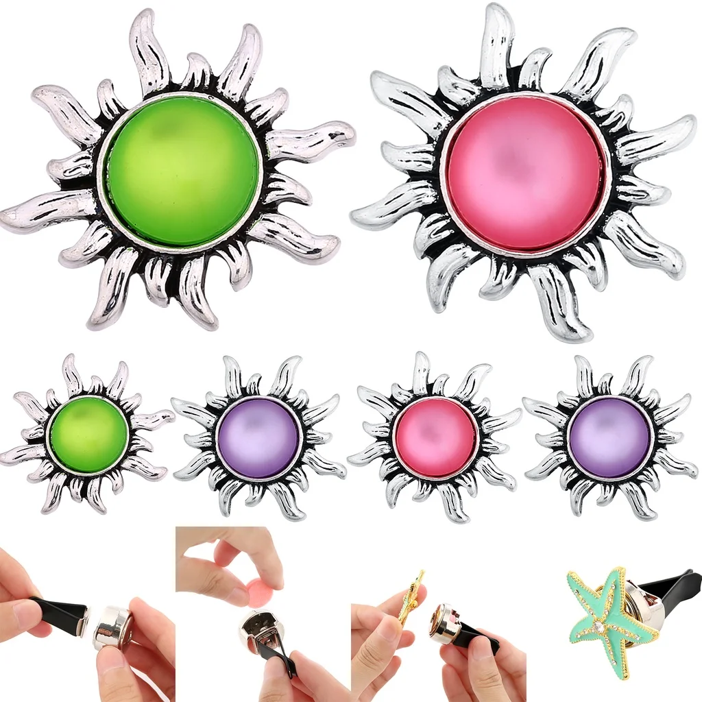 

Refillable Car Air Freshener Smell Perfume Diffuser Clip Auto Vent Essential Oil Locket Interior Accessories NZ1048