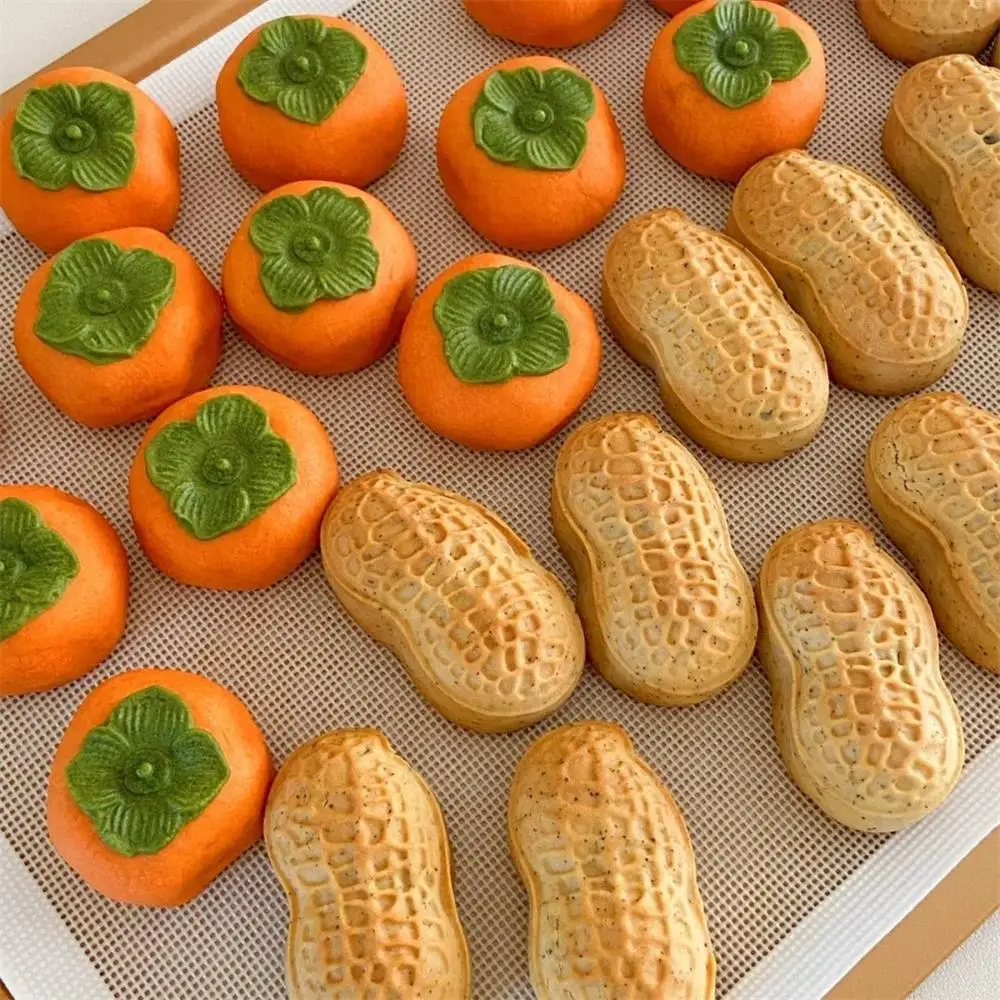 Description Picture 5 of itemPeanut Persimmon Shape Moon Cake Mold Cookie Cutter Biscuits Moulds Frame Pressed Cake Crisp Pastry Dessert Baking Tools