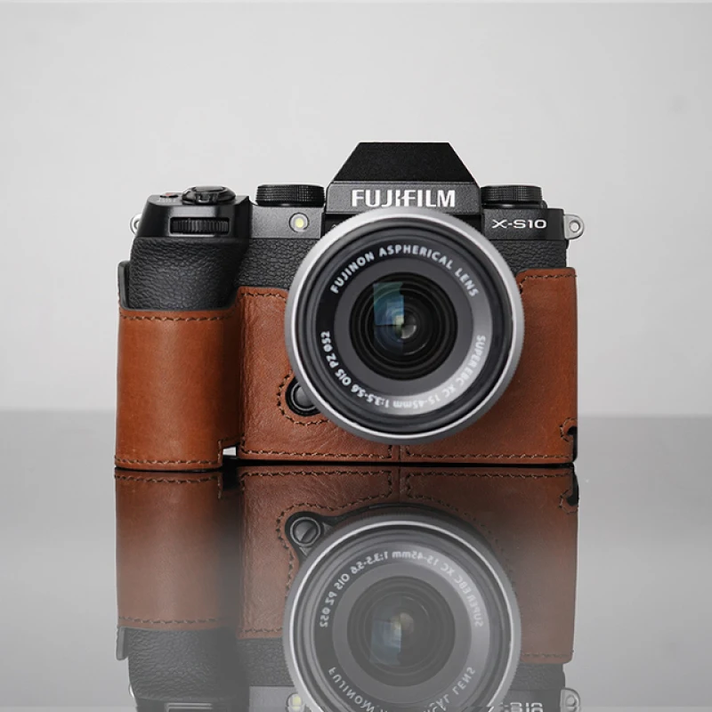 

Аксессуары ручной работы из натуральной кожи для фотоаппарата Fujifilm X-S10