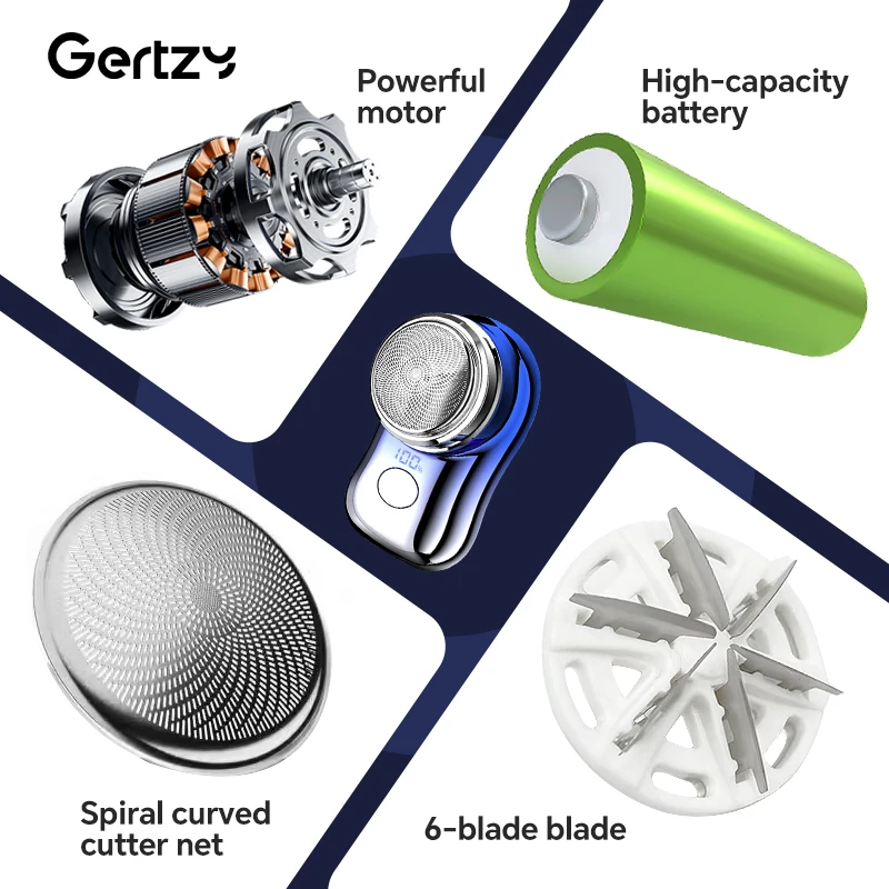 Rechargeable Mini Electric Shaver – Portable, One Button, Easy to Carry Shaver BEST SELLERS