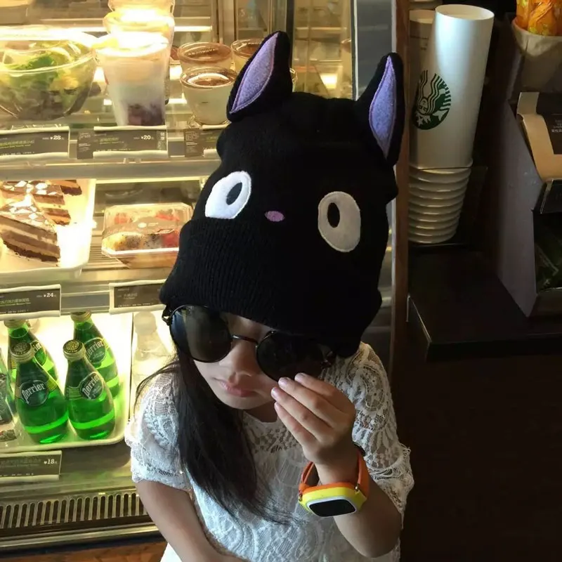 Kiki's Delivery Service Beanies Ghibli GiGi Kiki's Black Cat Hat