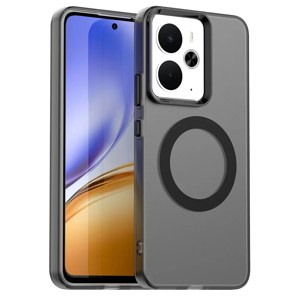 Magnetic Wireless Charging Case with Candy Colors and Transparent Back Shell