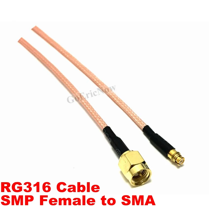 1 pcs RF COAXIAL 50ohm SMP หญิง SMA ชาย/หญิงจัมเปอร์ทดสอบสายเชื่อมต่อ (10 ซม.-5 M) 1