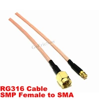 1 pcs RF COAXIAL 50ohm SMP หญิง SMA ชาย/หญิงจัมเปอร์ทดสอบสายเชื่อมต่อ (10 ซม.-5 M) 1