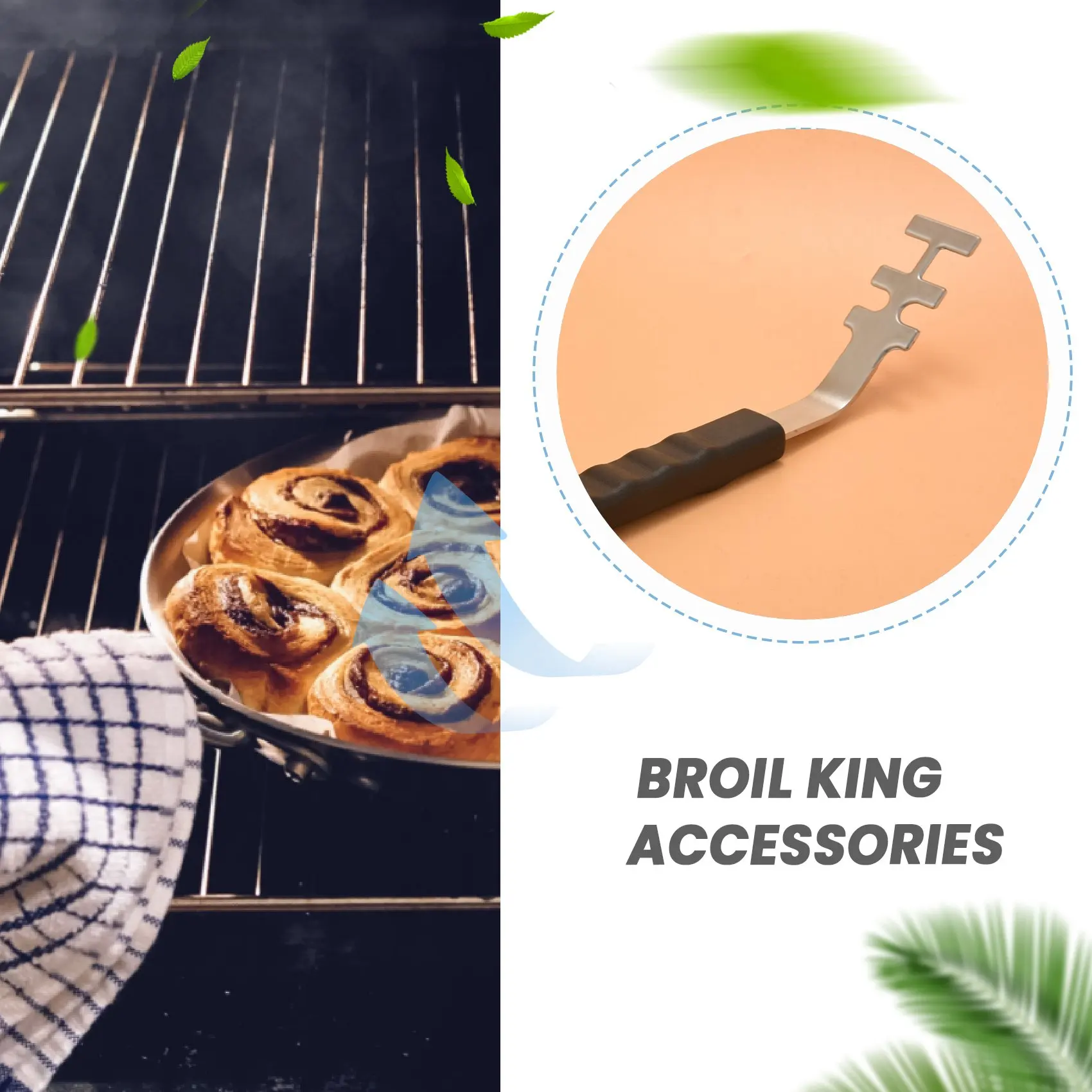 2Pcs Heat-Resistant Grill Grate Lifter Anti-Scald Cooking Grate Lifter Tool BBQ Grill Tools Accessories for Camping