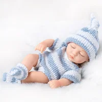 Mini 7 Inch Reborn Doll  Sleeping Baby Doll 19cm Born Dolls Baby Toys ,The Best Gift for Girls. 2