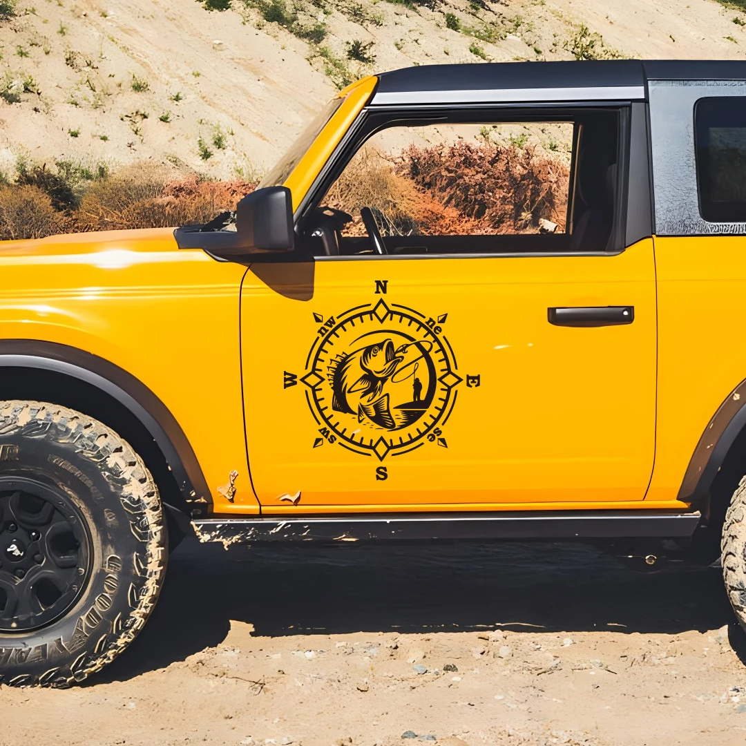 Reflective Outdoor Adventure Vinyl Stickers