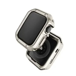 Durable TPU Bumper Screen Protector Case for Series 9 8 7 41mm (Starlight)