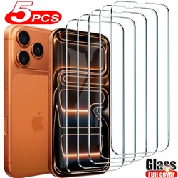 Premium HD Tempered Glass Screen Protector Set - Pack of 5 - 5 Pieces