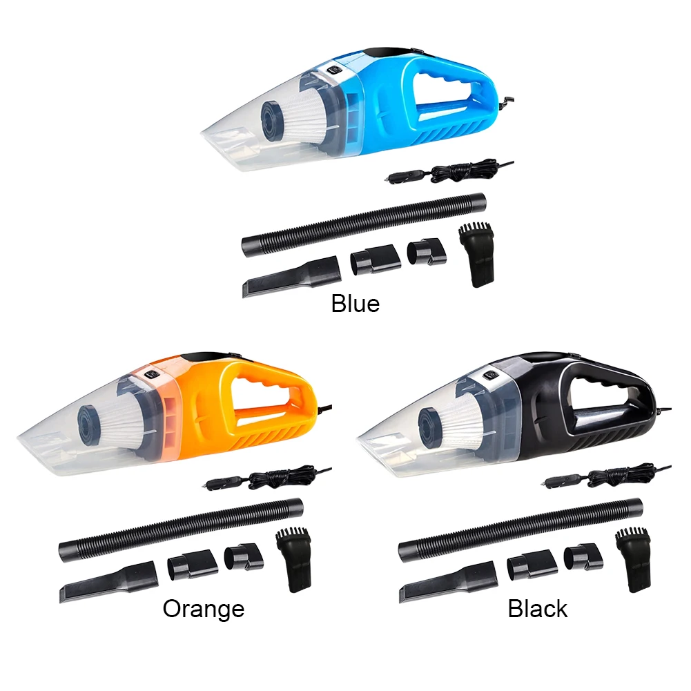 Car Vacuum Cleaner Dry Wet Dual Use Car Hoover 120W Handheld Dust Buster with 5M Cable Powerful Hoover for Vehicle Home Cleaning