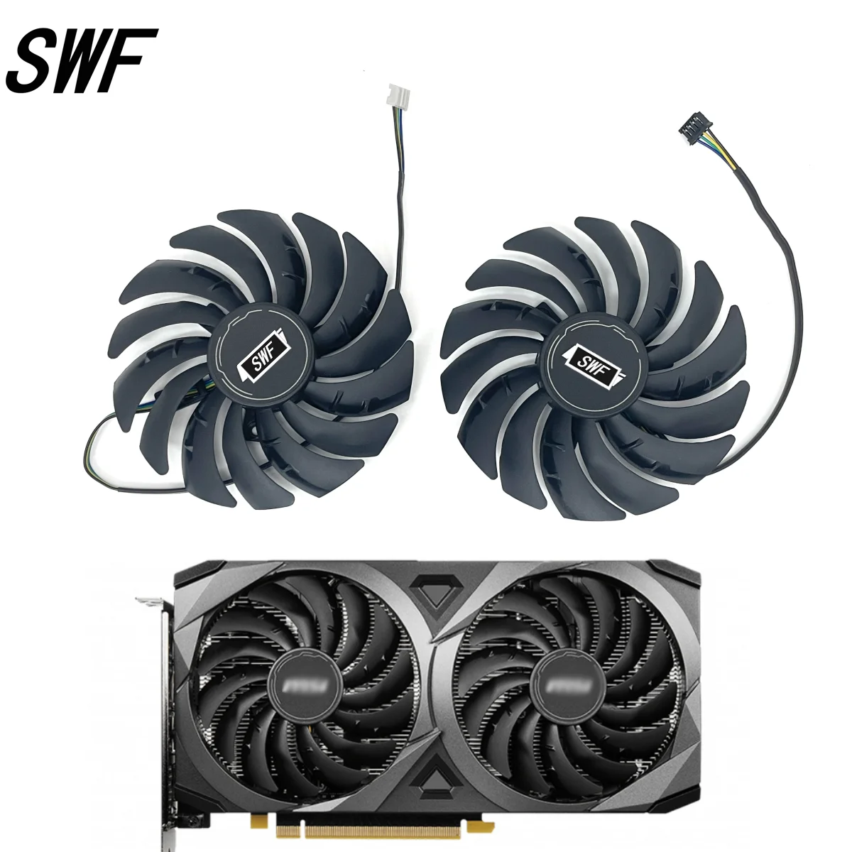 Ventus Ventus Ventus para Msi Rtx 3070 3060 3060ti Ventus 2x oc 95 mm Novo Pld10010s12hh Rtx3060