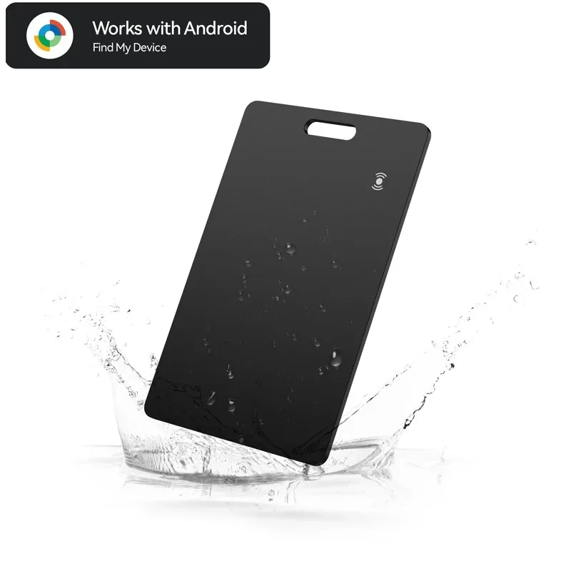 Localizzatore di portafogli per Android, scheda di localizzazione di portafogli App Google, localizzatore di oggetti ricaricabile wireless, tag di localizzazione di smart card Ip68 - immagine 6
