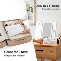 Trifold Makeup Mirror LED Lights Dorm Dressing Mirror Beauty Light up your fill light with Smart Complementary Makeup Mirror Tri - Image 6