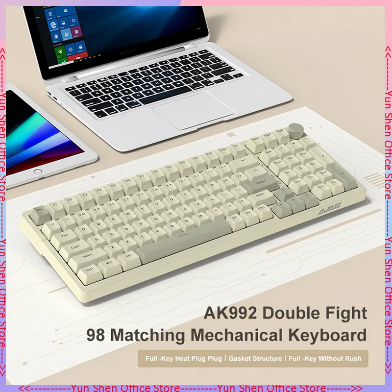 

Клавиатура Ajazz Ak992 Механическая Проводная, Usb, 99 клавиш