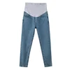 High-waisted Maternity Jeans 2024 New Spring Collection Maternity Trousers Comfortable Stretchable Cotton Pants 5