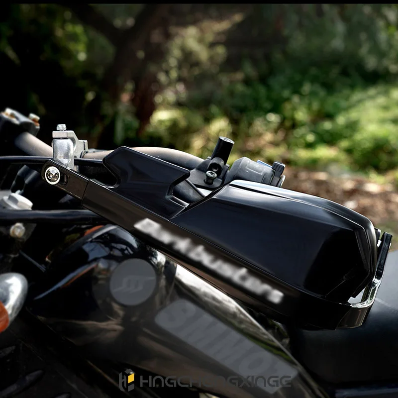 Enhanced Motorcycle Handlebar Handguard Protection Shield
