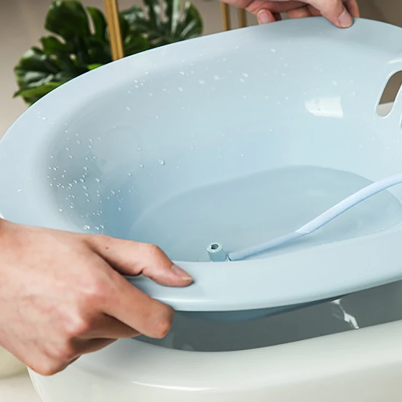1 Pc Toilet Seat Bidet Sitz Bath Tub Postpartum Care Disabled Basin Perineal Soaking No Squatting 5