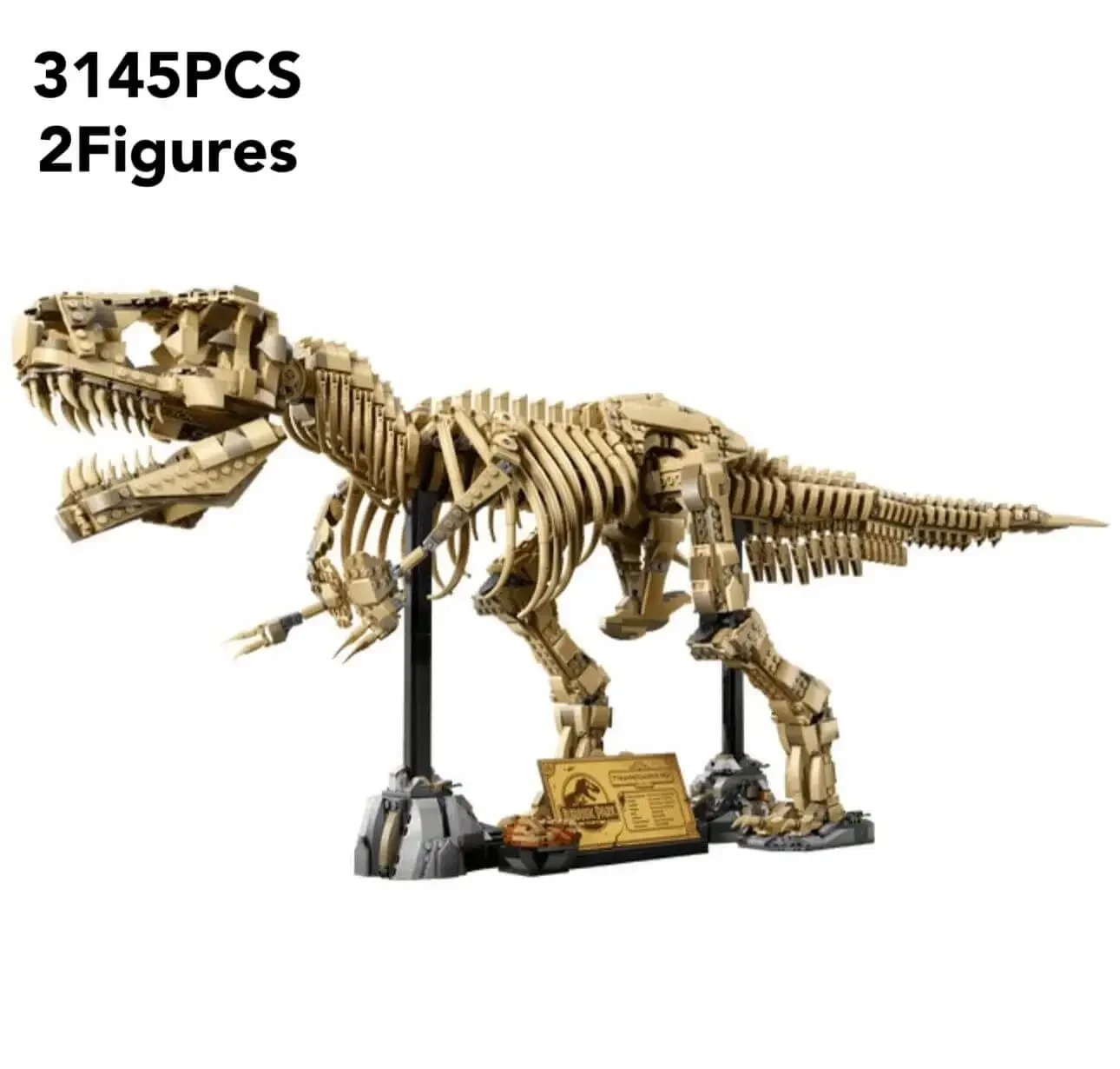 2025 New 76968 Dinosaur T-Rex Fossils Tyrannosaurus Rex Building