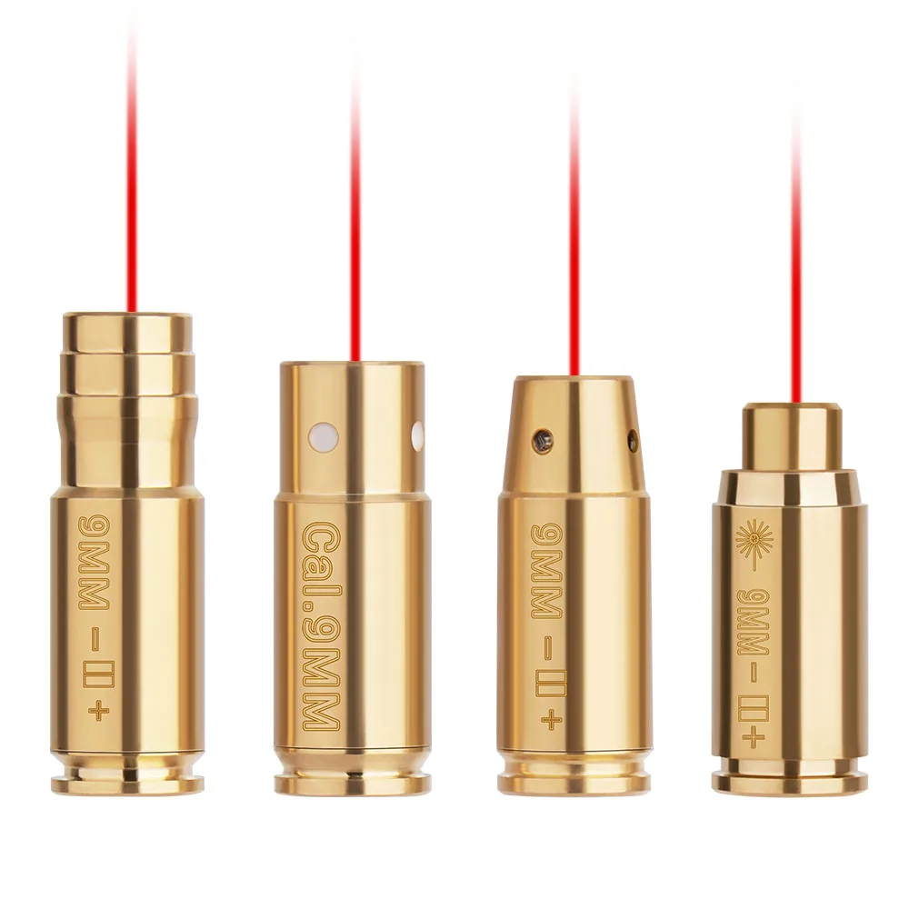 Red Dot Laser Sight Laser Bore Sight Laser Sight.308 cal Red Dot Laser Brass Boresight CAL Cartridge Barrel Bore Sighter Hunting Gun Scope Adjustment Rifle Pistol Shotgun