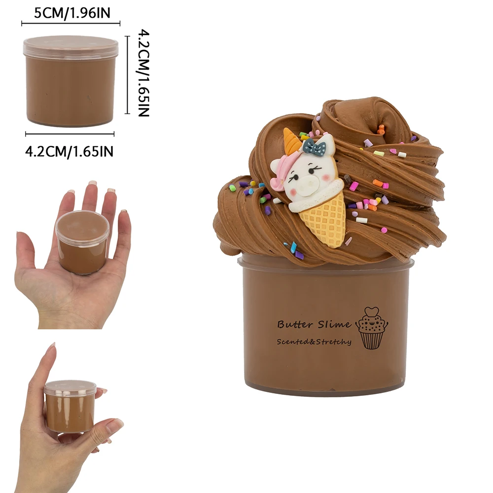 Lollipop Panda Slime Ice Cream Cotton Mud Slime Foaming Glue DIY Decompressing Toy slime kit fluffy slime