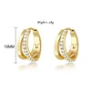 86424-5ebf05.jpg Boucles d'oreilles créoles en acier inoxydable et cristal pour femmes et filles, 2 pièces, cercles tendance, Punk, boucles d'oreilles, bijoux de fête, cadeaux à la mode