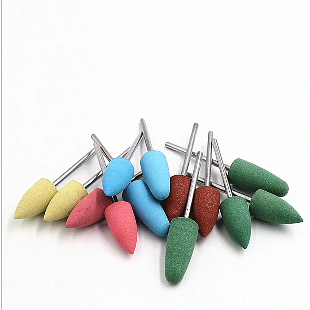 

Dental 28pcs Silicone Rubber Polishing Polisher Grinders Nail Drill Bits for Electric Manicure and Oral Intial Polishing Burs