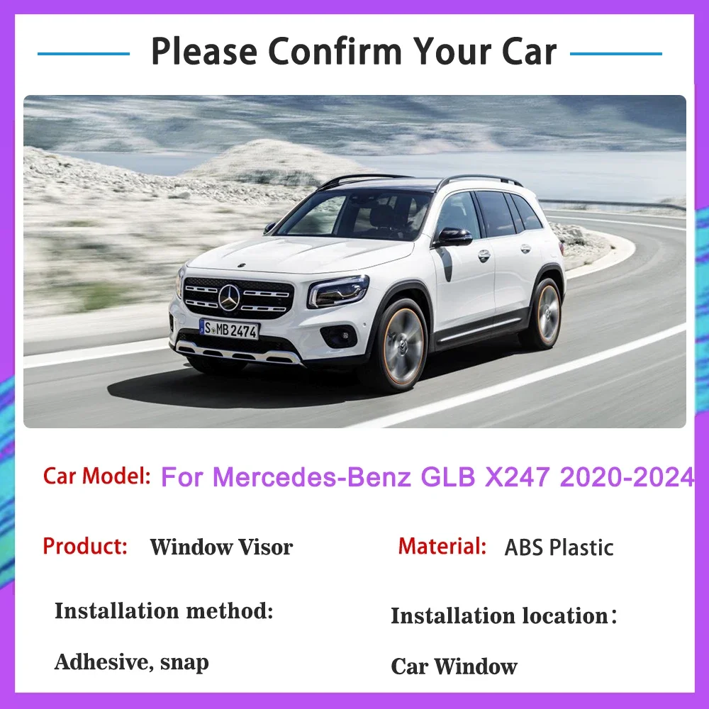 Mercedes-Benz GLB X247 サンシェード For Mercedes-Benz GLB X247 180 250 200 2020 2021 2022 2023
