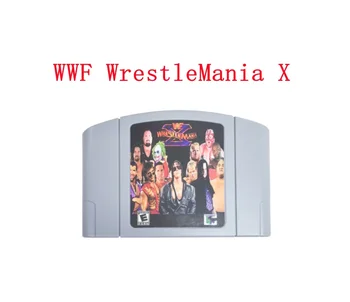 WWF WrestleMania X USA Version Video Game Card 64 Bit Games Cartridge NTSC Consoles 1