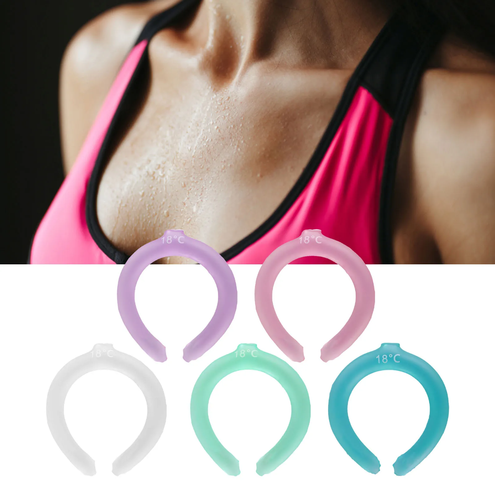 Cooling Neck Tube in use