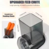 Electric Cheese Grater, Electric Slicer Shredder, Electric Vegetable Slicer Salad Maker, Fruit Cutter, Food Processor Spiralizer 5