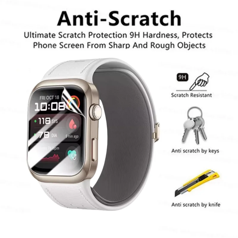 HD Clear Hydrogel Film Screen Protector - Full Coverage Protective Film