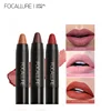 FOCALLURE 31 Colors Matte Lipstick Long Lasting Waterproof Sexy Lipbalm Non-Stick Lip Tint Lip Pencil Makeup Cosmetics for Women