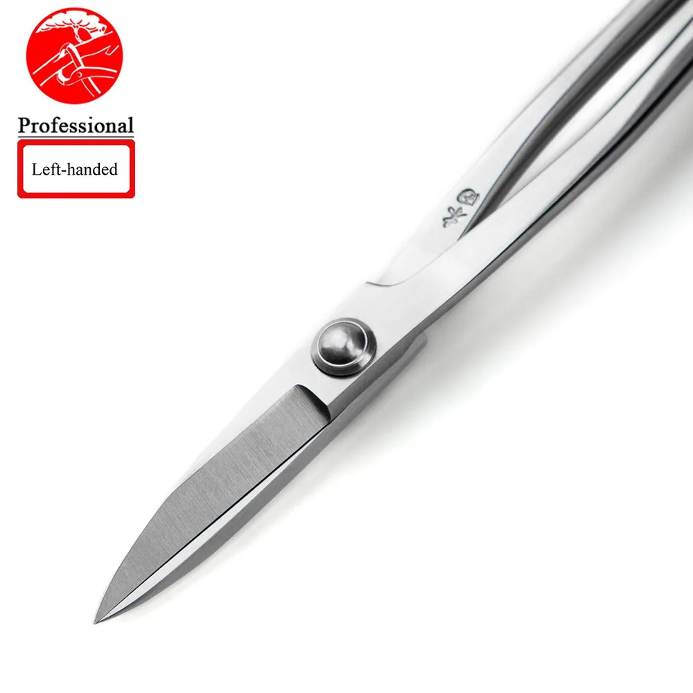 lefthanded bonsai scissors professional grade 210 mm long handle