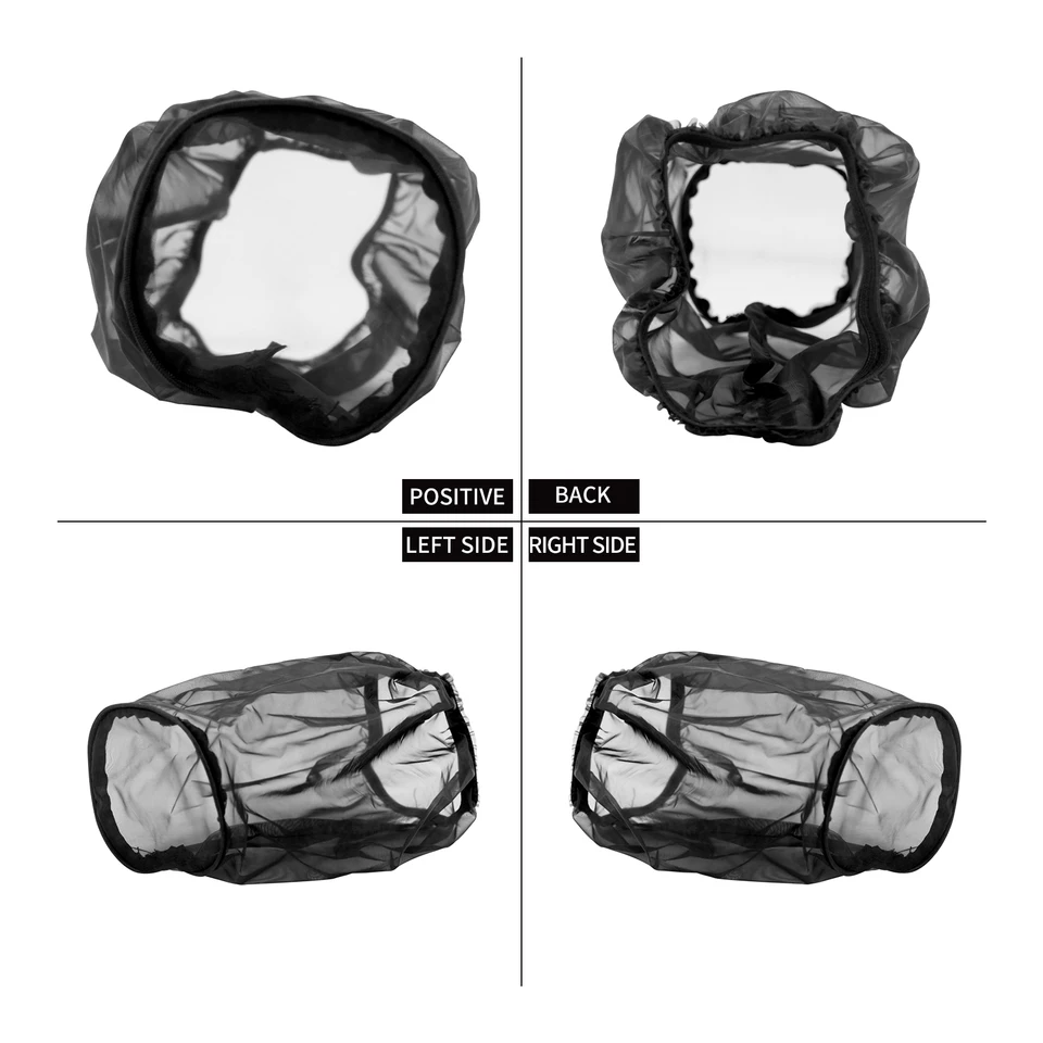 Aramox Chaussettes De Filtre à Air De Pluie Chaussettes De Filtre à Air, Couvercle De Filtre à Air étanche Universel, Pièces De Moto Noir