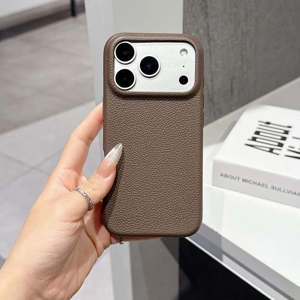 Luxury Ultra-Thin Leather Silicone Textured Soft Case - Candy Color Edition