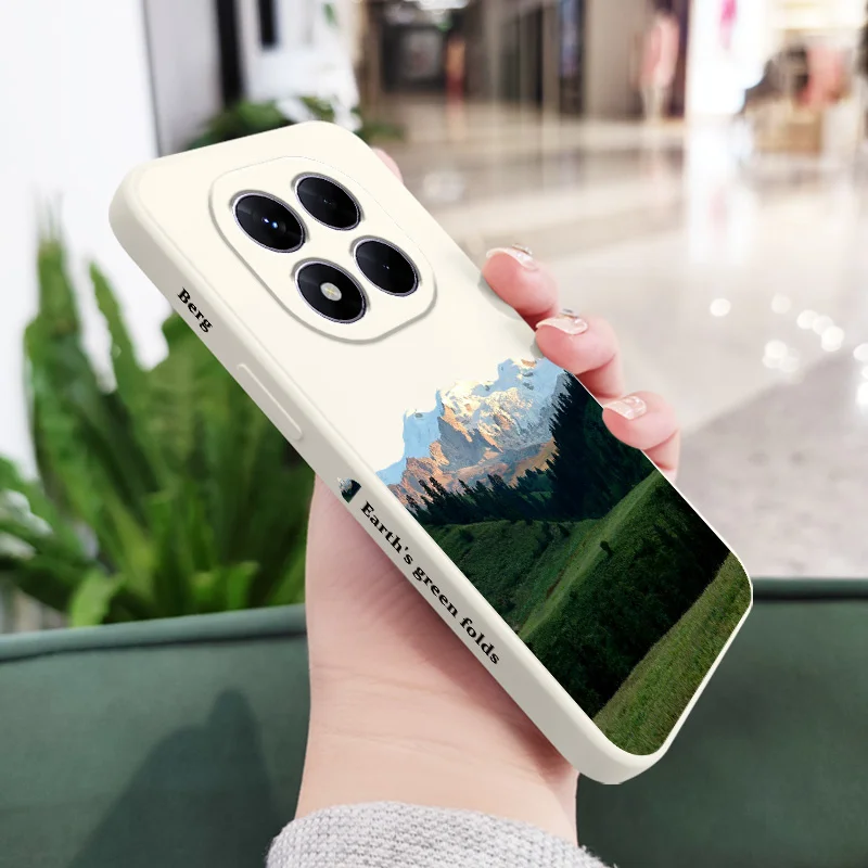 Charming Mountain Silicone Phone Case Cover