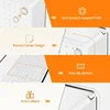 Drawer Organizer, 26 Pack Clear Plastic Drawer Organizer Bins, Versatile Organization and Storage Trays for Kitchen 3