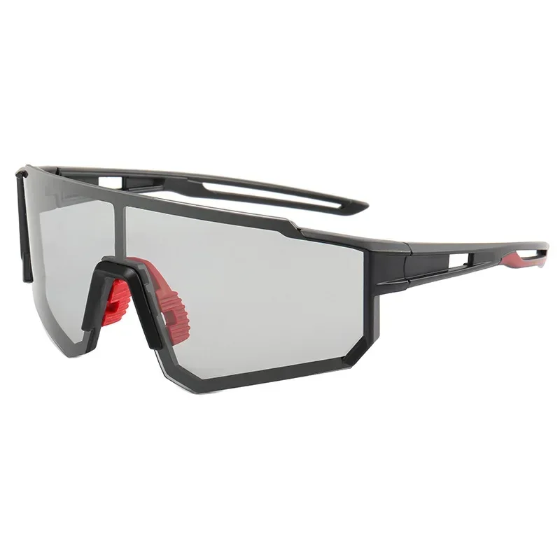 New Sunglasses Outdoor Sports Cycling Sunglasses UV-Proof Windproof Eye Protection Color-Changing Polarized