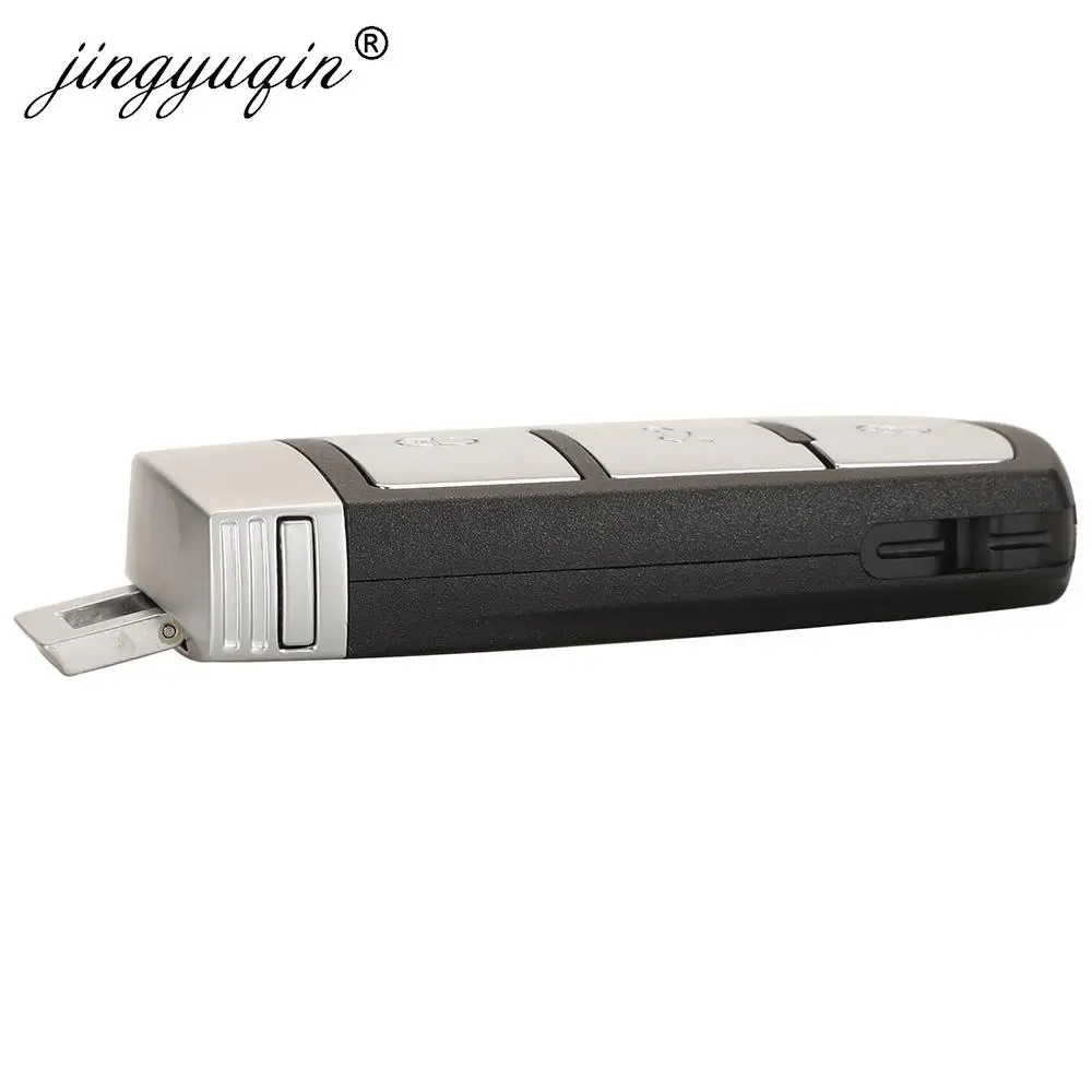 Jingyuqin KeylessGo 3C0 959 752 BG 스마트 원격 자동차 키 Fob 433MHz ID46-7936 VW 폭스 바겐 Passat CC 2005-2014 3C0959752BG