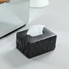 Modern Simplicity Ceramic Tissue Box Living Room Coffee Table Removable Tissue Box Desktop Napkin Paper Box Home Decoration 4