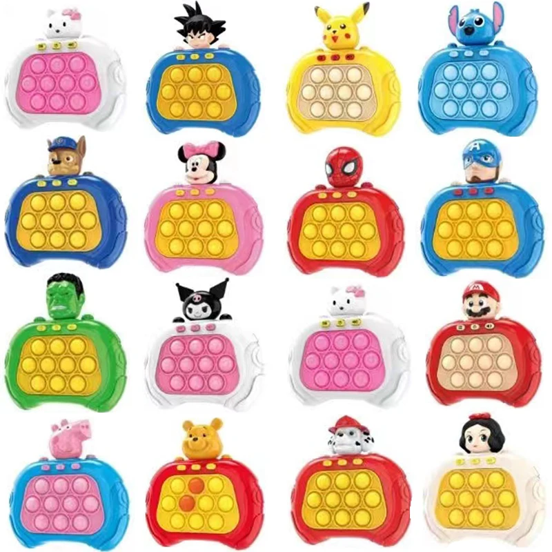 빠른 푸시 게임 팝업 피젯 버블 전자 팝 잇 프로 게임, 가벼운 스트레스 방지 장난감, 성인 어린이 선물, 상자 포함, 2024 신제품 