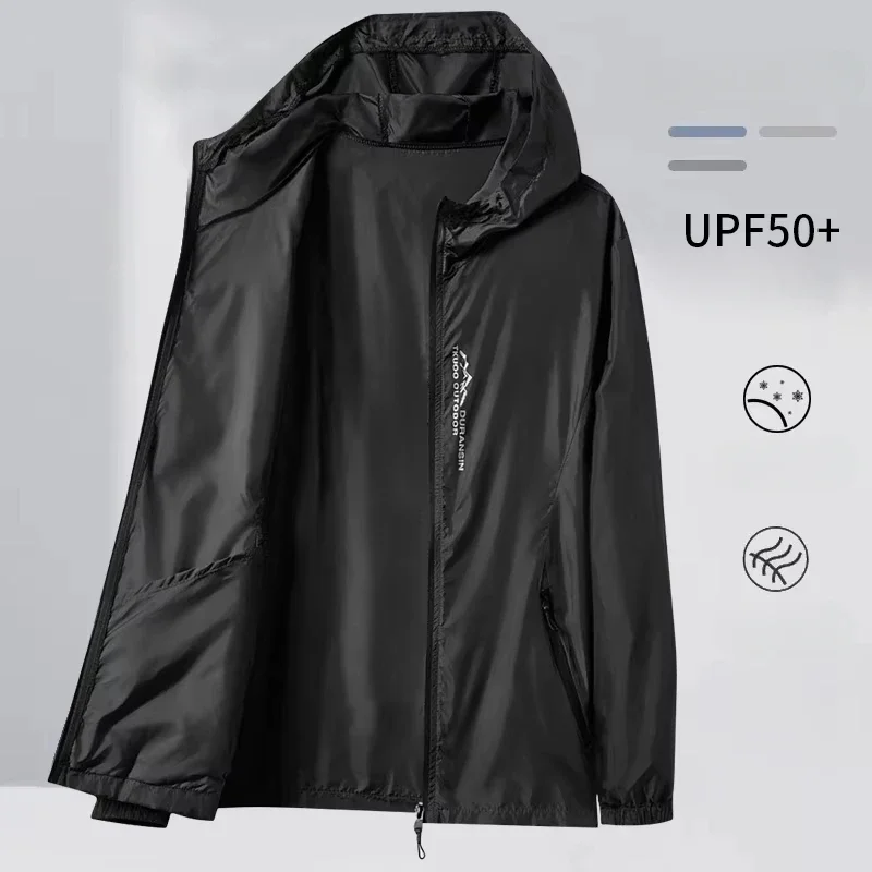 Hiking Skin Jacket Outerwear Coat Camping Rain Jackets Waterproof Sun Protection Fishing Hunting Clothes Quick Dry Sunscreen - 3