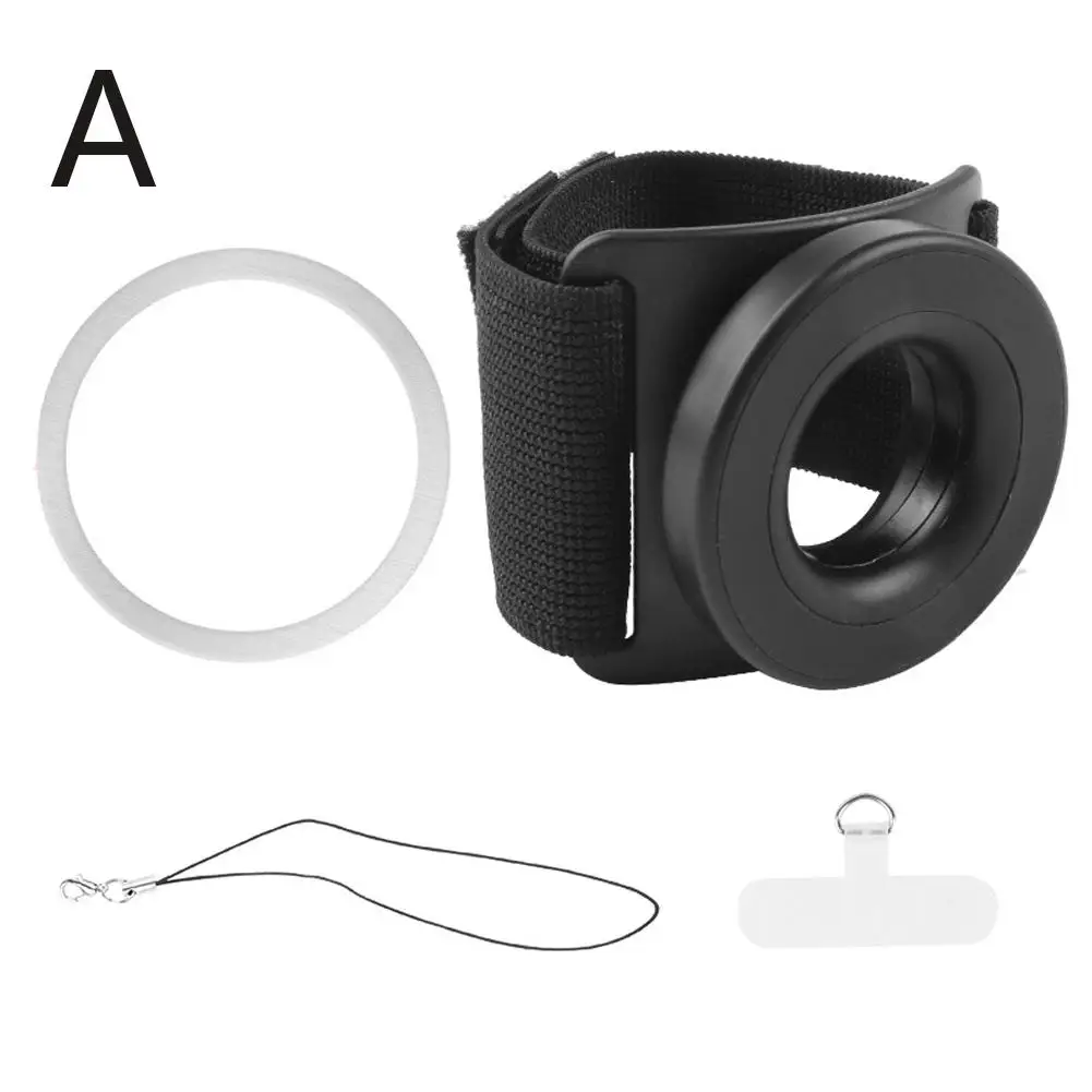 Magnetic Wrist Strap Phone Holder with Anti-Loss Rope for Easy Navigation and Sports Use