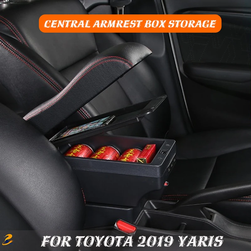 Livingfun Per Toyota 2019 Yaris Yaris Handbox Special Yaris Central Bracciolo Box