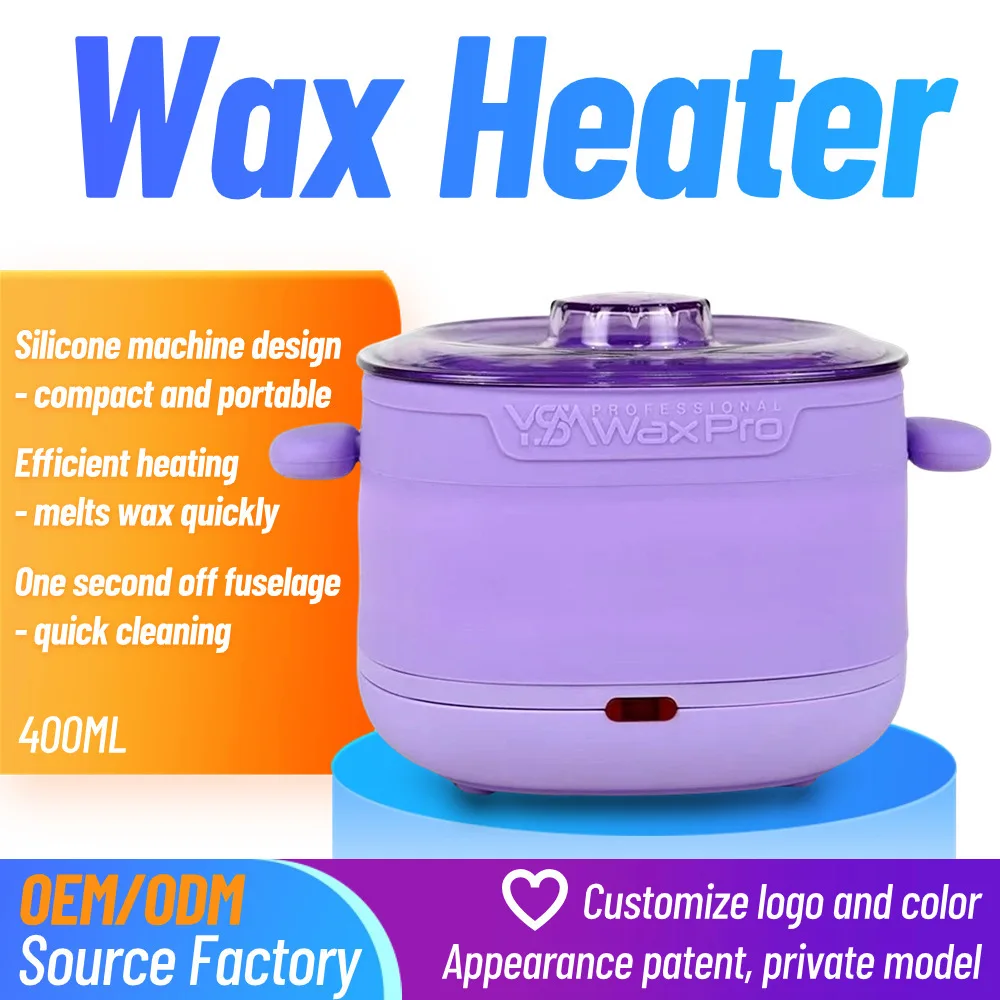 New Portable Foldable Wax Therapy Machine 400CC Large Capacity Wax Melter Household Fast Melting Beans Depilatory Heater