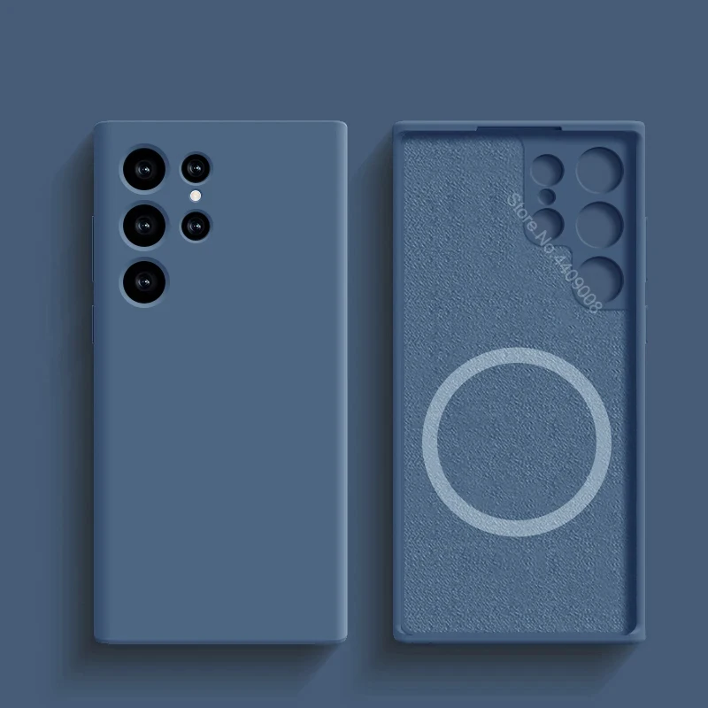 Enhanced Magnetic Liquid Silicone Case with Wireless Charging Capability