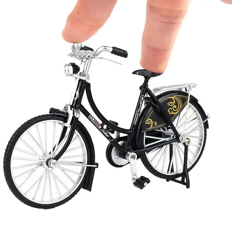

Retro Mini-finger Bike Simulation Bicycles For Men And Women Mini Bike Model Cake Topper Party Decorations Toy Bicycle Birthday