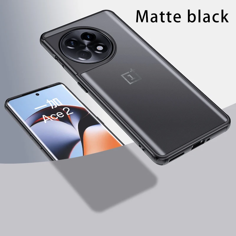 Per Oneplus Ace 2 Pro 11R Custodia Custodia In Acrilico Trasparente Per One Plus Nord Ce 3 Lite 10T 9 Cover Rigida Antiurto Per Pc Opaca