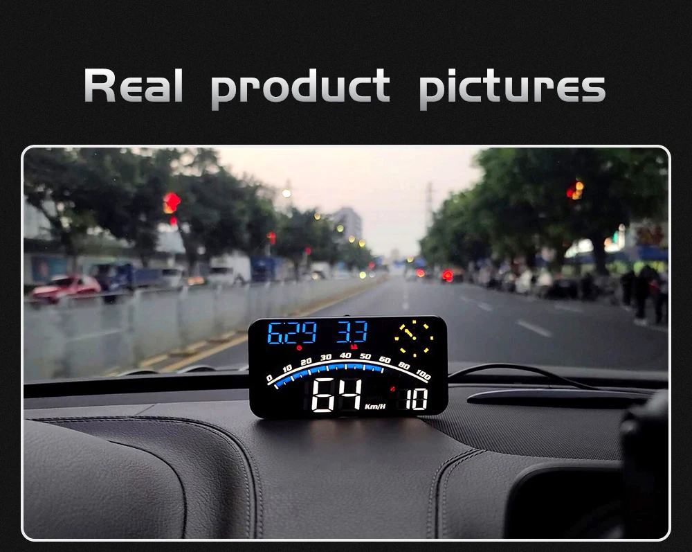 G10 HUD Head Up Display GPS System for All Car Auto Accessory Smart Digital Spee